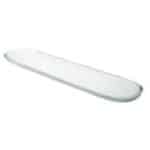 BUFFET GLASS PLATTER OVAL ORGANIC 52X13X1.7CM CLEAR - BY ORDER
