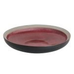 PASSION STONEWARE RED BLACK DEEP BOWL 20X5CM 60CL ESPIEL