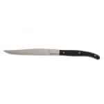 STEAK KNIFE SERRATED DELUXE PLASTIC HANDLE BLACK 3010 SUPREMINOX