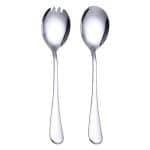 NORTH - MODEL60 BUFFET SALAD SERVING SPOON AND FORK SET 5.5X21.3CM INOX 18-10 4MM 1SET TABLETOP