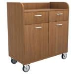 SVET WAITERS STATIONS WITH WHEELS WOOD MARI 84X50X91CM UNIQUE