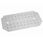 GASTRONORM FOOD PAN DRAINER STANDARD ST/STEEL 1/1 TABLETOP