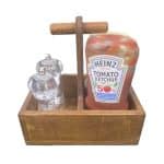 SCANDI BOX CONDIMENT HOLDER 23X16X24CM  MARI WOOD