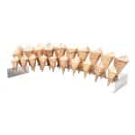 100 CHEF DISPLAY FOR 2CM 30 CONES 50X15X8CM S/S SPAIN
