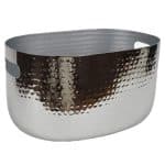 CHAMPAGNE WINE BUCKET ALUMINIUM SILVER 37X26X20CM 11.5L ESPIEL