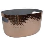 CHAMPAGNE WINE BUCKET ALUMINIUM COPPER 37X26X20CM 11.5L ESPIEL