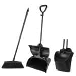 SHOVEL WITH BROOM SET SELF CLOSING DUSTPAN PROFESSIONAL UNIQUE