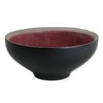 PASSION STONEWARE RED BLACK BOWL 22.3X10CM 1.7L ESPIEL