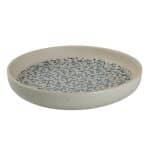 BLUEBERRY PORCELAIN NORDIC STEP PLATE 21X3.8CM ESPIEL