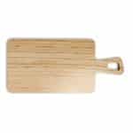 WOOD BEECH SERVING TRAY WITH HANDLE 32X20CM UNIQUE - Image 2