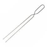 KEBAB SKEWERS SQUARE ST/STEEL 43CM 3MM SHEFTALIA DIPLES UNIQUE