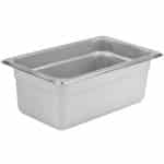 GASTRONORM FOOD PAN STANDARD ST/STEEL 1/4-H10CM TABLETOP