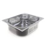 GASTRONORM PERFORATED FOOD PAN STANDARD ST/STEEL 1/2-H10CM TABLETOP